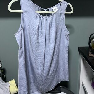CAbi Light Blue silky Tank Top